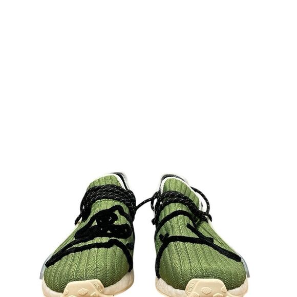 Adidas NMD HU Pharrell BBC Men’s Size 8-8.5 Running Shoe Green White Sneaker - Picture 7 of 10